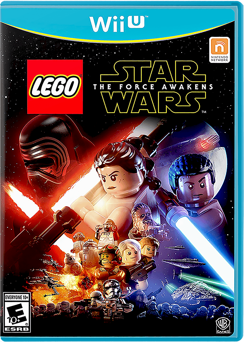 LEGO Star Wars The Force Awakens box art for Wii U
